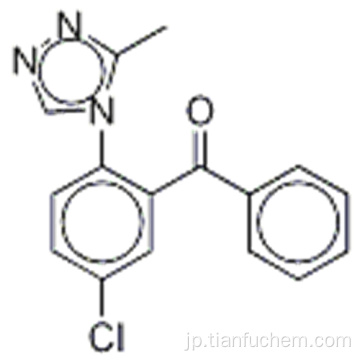 ５−クロロ−２−（３−メチル−４Ｈ − １，２，４−トリアゾール−４ − ＹＬ）ベンゾフェノンＣＡＳ ３６９１６−１９−５